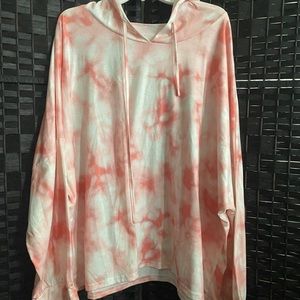 Pink Tye dye sweatshirt from Shein